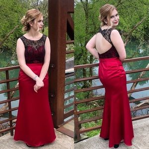 Da Vinci Classy Elegant Long Formal Evening Dress/Gown Size 12